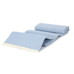Red Hamper Blue and White Gingham Picnic Blanket