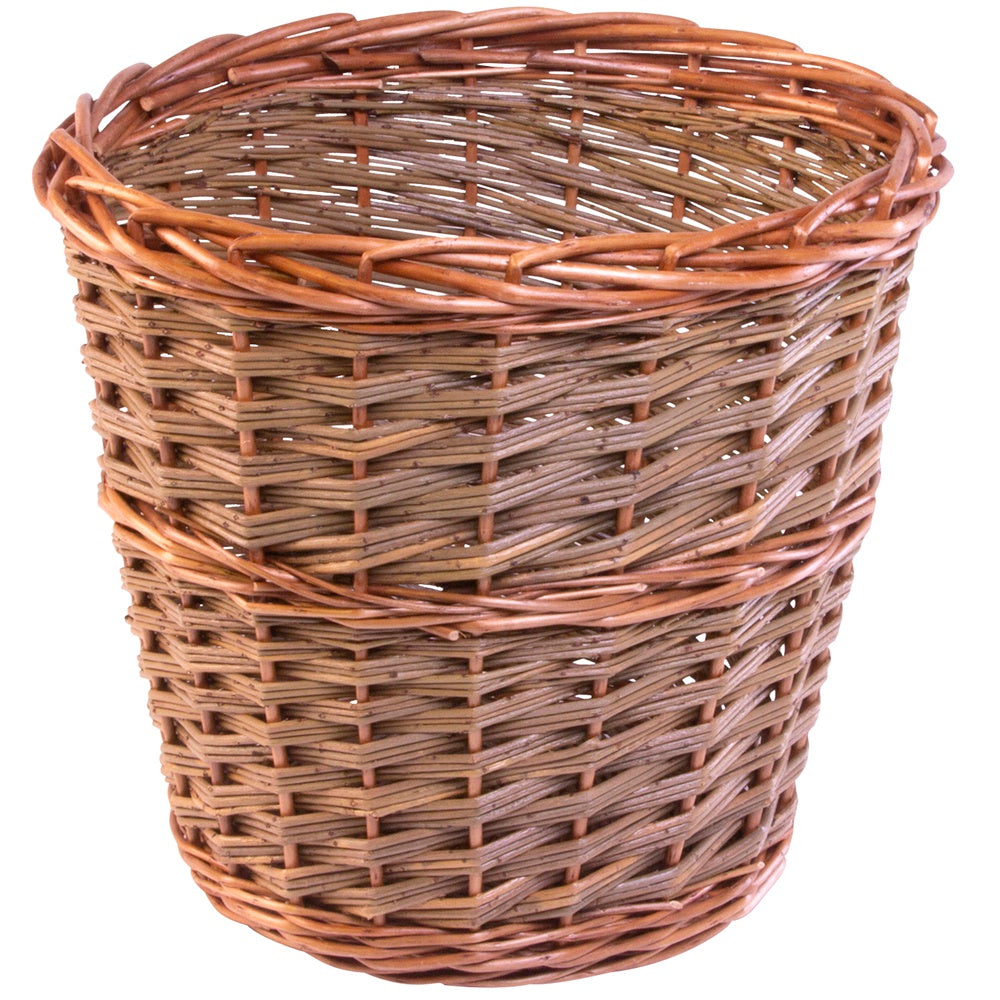 Small Somerset Round Wicker Waste Paper Bin