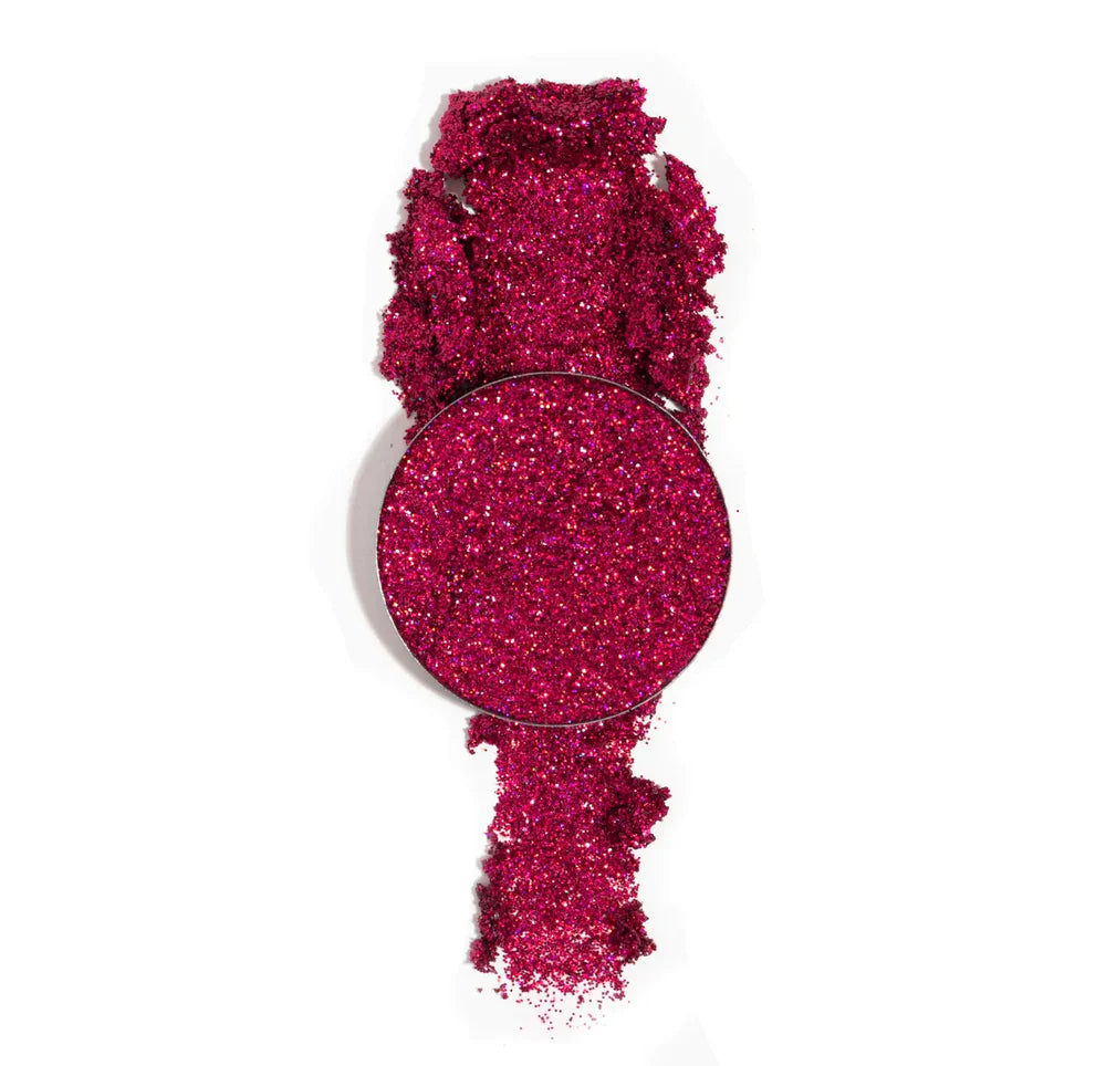 With Love Cosmetics Pressed Glitters - Hot Pink Secondary image
