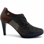 Dijon - Navy/Luggage button shoe/boot - Chanii B