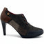 Dijon - Navy/Luggage button shoe/boot - Chanii B