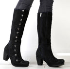 Semaine -Long boot Black Blue Stitch