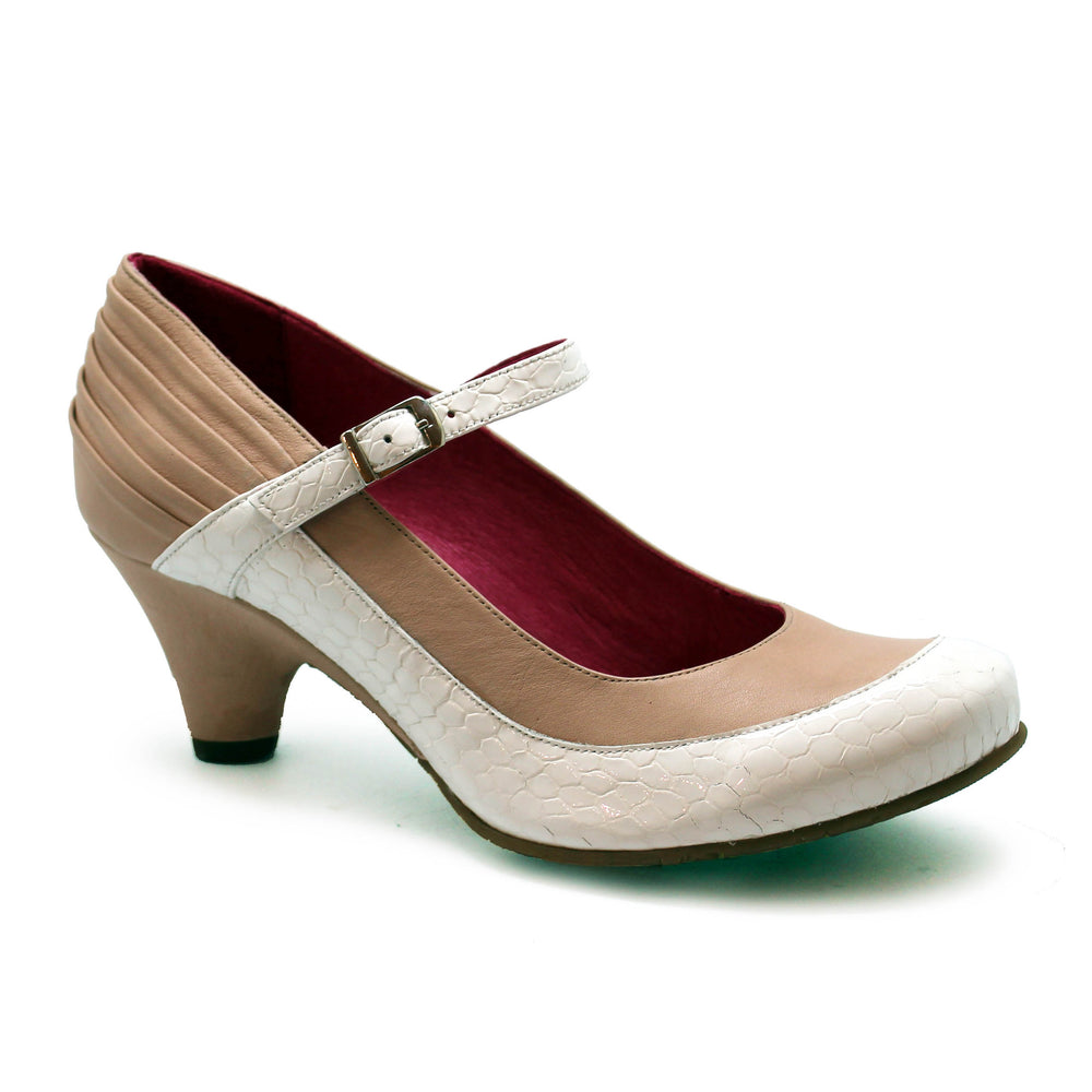 Flute - Pale Pink/White 37 only - Chanii B
