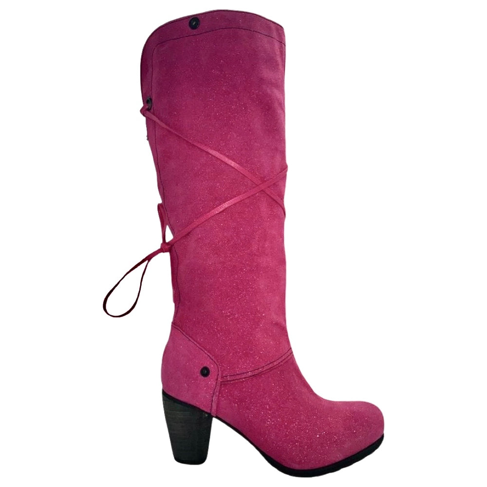Pulpeux  Fuchsia suede long leg boot - Chanii B