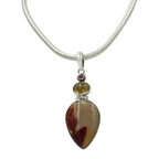 Sundari Classic design of Beautiful Mookaite statement Pendant accent with Citrine and Garnet stones