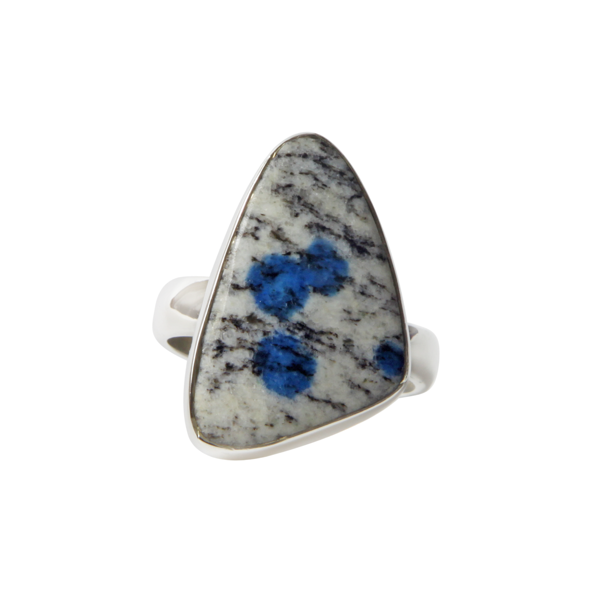 Sundari Jewellery Uncustomary shaped K2 Jasper Sterling Silver Ring Main image