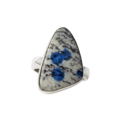 Sundari Jewellery Uncustomary shaped K2 Jasper Sterling Silver Ring
