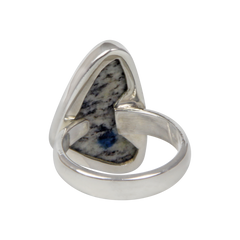 Sundari Jewellery Uncustomary shaped K2 Jasper Sterling Silver Ring