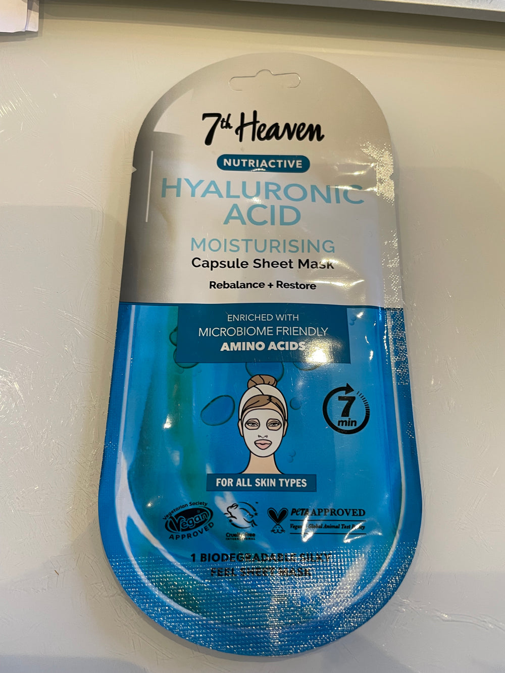 7th Heaven Nutriactive Hyaluronic Acid Sheet Mask Secondary image