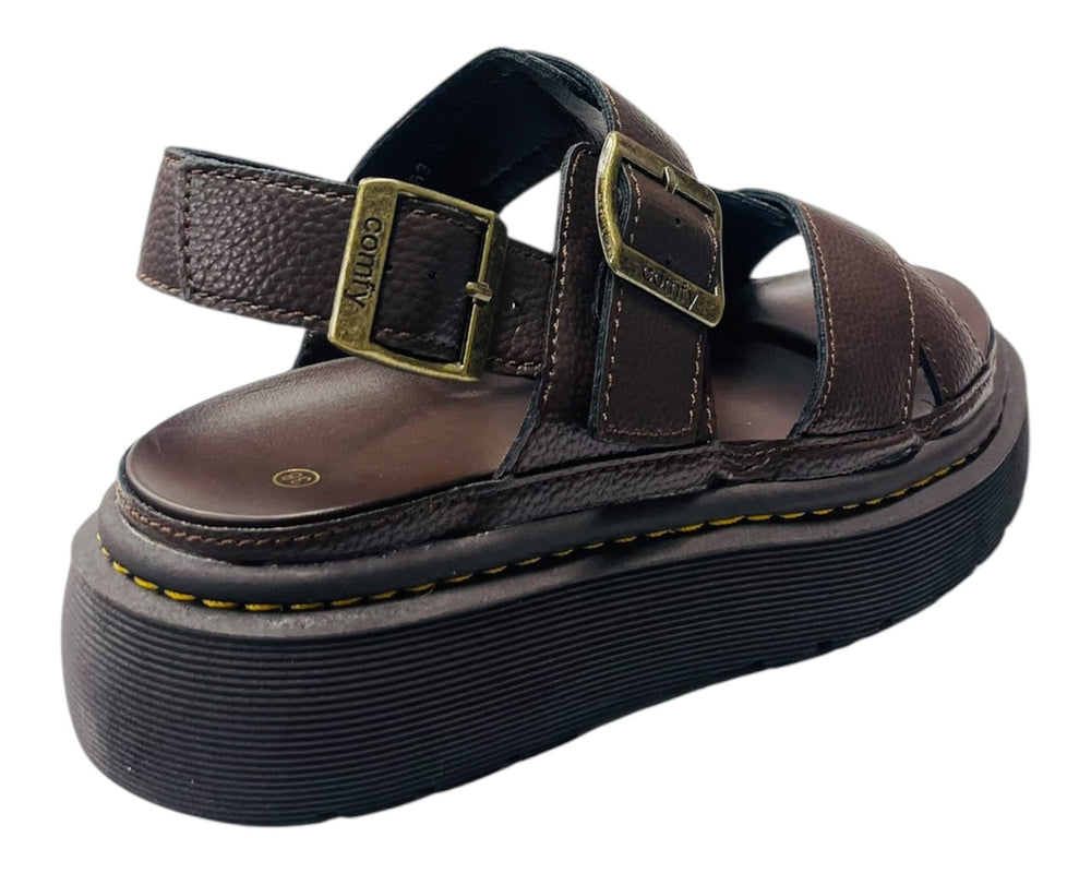 Ankle Strap Padded Chunky Sole Sandals