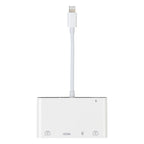 4 in 1 8 Pin to Dual USB + 3.5mm AUX + HDMI OTG Audio Digital AV Adapter