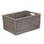 Red Hamper Jumbo Antique Wash Wicker Storage Basket