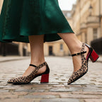 La La - Leopard Red Dress shoe - Chanii B