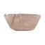 Italian Designer Leather Large Sling Bag Nude