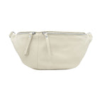 Italian Designer Leather Large Sling Bag Stone