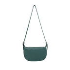 Italian Designer Leather Round Shoulder Bag Teal