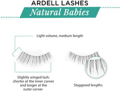 Ardell Natural Lashes Multipack Babies, Black