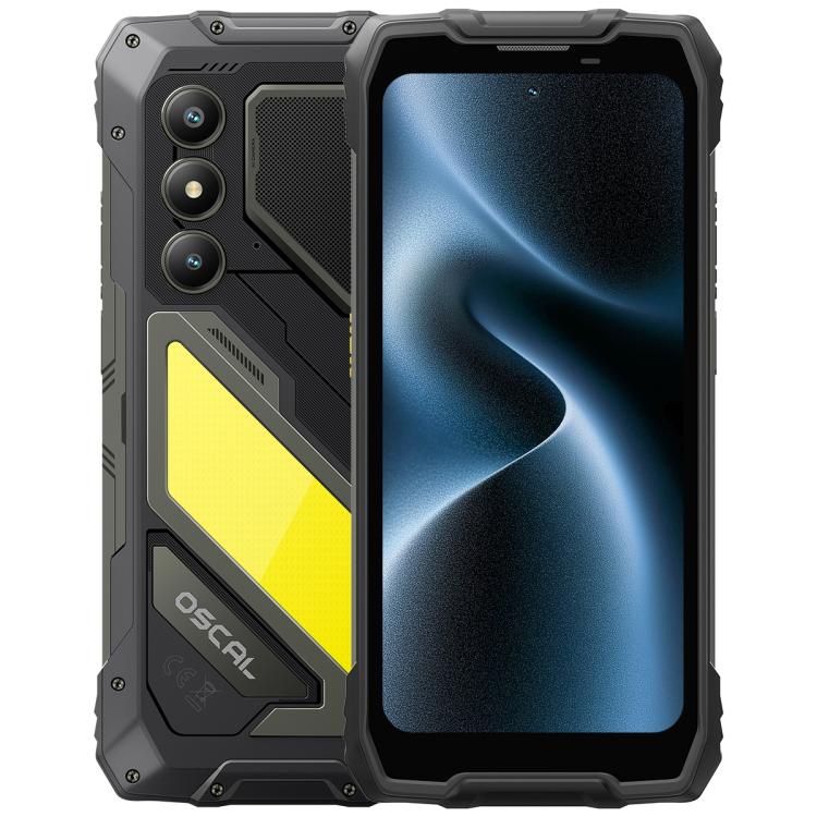 [HK Warehouse] Blackview Oscal Pilot 5 5G Rugged Phone, 8GB+256GB, 6.67 inch Android 16 UMS9620 T8100 Octa Core, Network: 5G, OTG, NFC (Black)