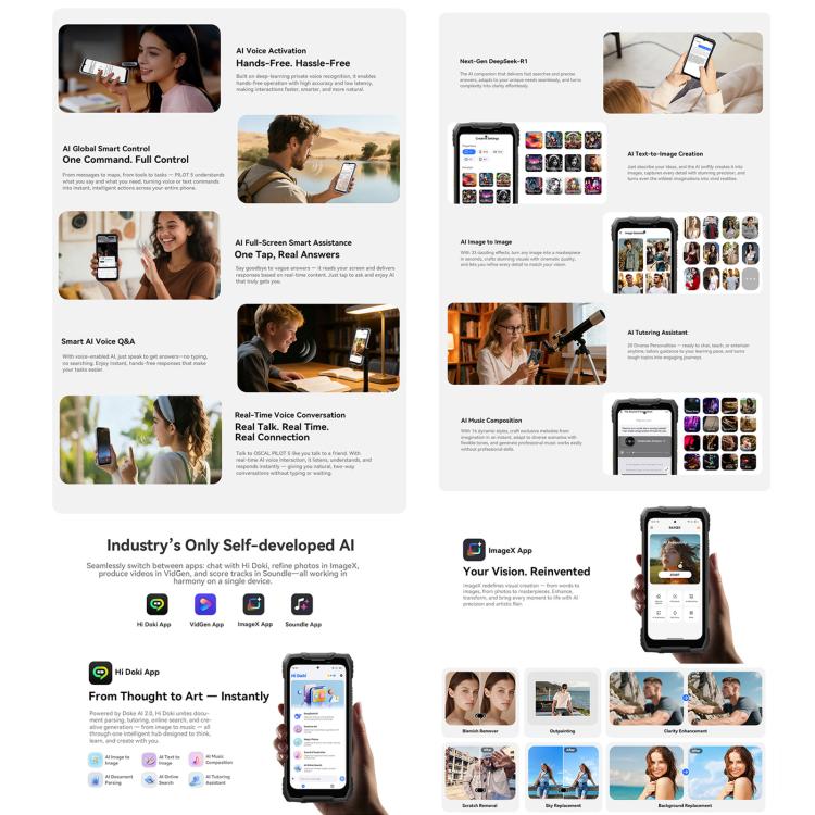 [HK Warehouse] Blackview Oscal Pilot 5 5G Rugged Phone, 8GB+256GB, 6.67 inch Android 16 UMS9620 T8100 Octa Core, Network: 5G, OTG, NFC (Black)
