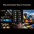 [HK Warehouse] Blackview Oscal Pilot 5 5G Rugged Phone, 8GB+256GB, 6.67 inch Android 16 UMS9620 T8100 Octa Core, Network: 5G, OTG, NFC (Black)