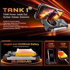 [HK Warehouse] Blackview Oscal TANK 1, 16GB+512GB, 6.78 inch Android 15 DokeOS 4.2 Mediatek Dimensity 7050 Octa Core, Network: 5G, OTG, NFC (Orange)