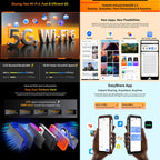 [HK Warehouse] Blackview Oscal TANK 1, 16GB+512GB, 6.78 inch Android 15 DokeOS 4.2 Mediatek Dimensity 7050 Octa Core, Network: 5G, OTG, NFC (Orange)