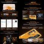 [HK Warehouse] Blackview FORT 5, 12GB+256GB, 6.78 inch Android 16 Mediatek MT8781 Helio G100 Octa Core, Network: 4G, OTG, NFC (Black)
