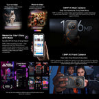 [HK Warehouse] Blackview FORT 2 Rugged Phone, 8GB+256GB, 6.56 inch Android 15 MediaTek MT6769V/CB Helio G81 Octa Core, Network: 4G, OTG, NFC (Black)