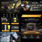 [HK Warehouse] Blackview ROCK 2 Pro Rugged Phone, 8GB+256GB, 6.67 inch Android 16 Unisoc UMS9620 T8100 Octa Core, Network: 5G, OTG, NFC(Black)