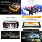 [HK Warehouse] Blackview ROCK 2 Pro Rugged Phone, 8GB+256GB, 6.67 inch Android 16 Unisoc UMS9620 T8100 Octa Core, Network: 5G, OTG, NFC(Yellow)