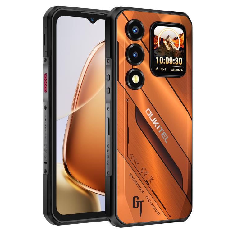 [HK Warehouse] Oukitel WP66 5G Rugged Phone, 12GB+512GB, Side Fingerprint, 6.6 inch Android 16.0 MTK Dimensity 7025 Octa-Core, NFC, OTG, Network: 5G (Orange)