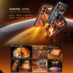 [HK Warehouse] Oukitel WP66 5G Rugged Phone, 12GB+512GB, Side Fingerprint, 6.6 inch Android 16.0 MTK Dimensity 7025 Octa-Core, NFC, OTG, Network: 5G (Orange)