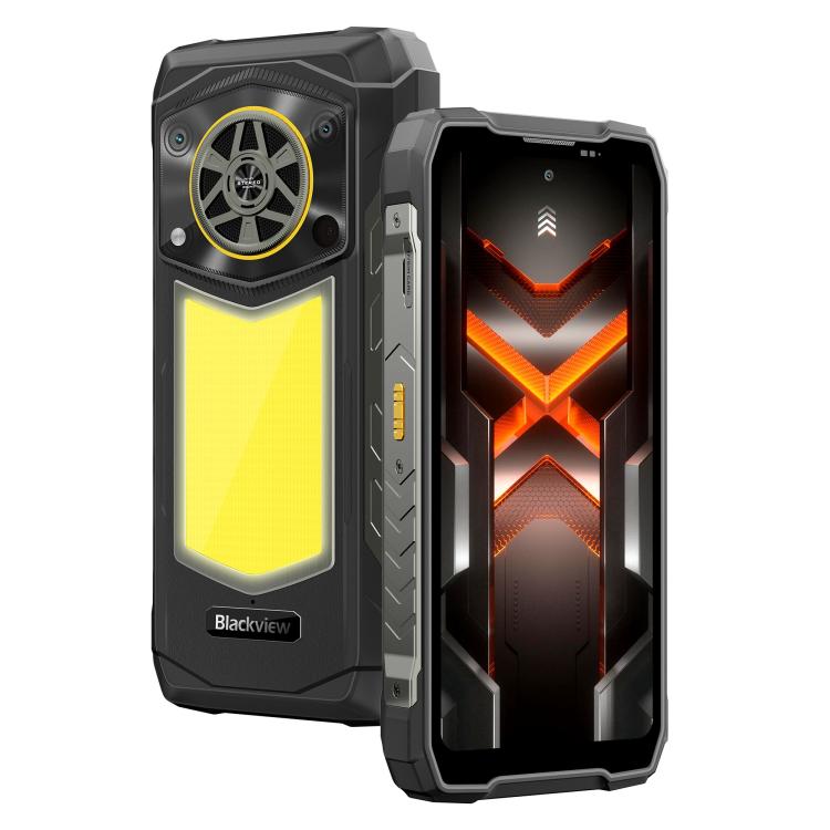 [HK Warehouse] Blackview ROCK 5 Rugged Phone, 12GB+256GB, 6.78 inch Android 16 Helio G100 MT8781 Octa Core, Network: 4G, OTG, NFC (Black)
