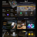 [HK Warehouse] Blackview ROCK 5 Rugged Phone, 6GB+256GB, 6.67 inch Android 16 Helio G100 MT8781 Octa Core, Network: 4G, OTG, NFC (Black)