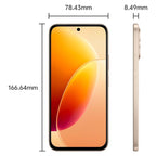 vivo Y500i, 12GB+256GB, Side Fingerprint, 6.75 inch Android 16 OriginOS 6 Snapdragon 4 Gen 2 Octa Core, OTG, NFC, Network: 5G (Gold)