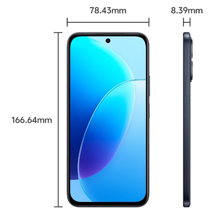 vivo Y500i, 12GB+256GB, Side Fingerprint, 6.75 inch Android 16 OriginOS 6 Snapdragon 4 Gen 2 Octa Core, OTG, NFC, Network: 5G (Obsidian Black)