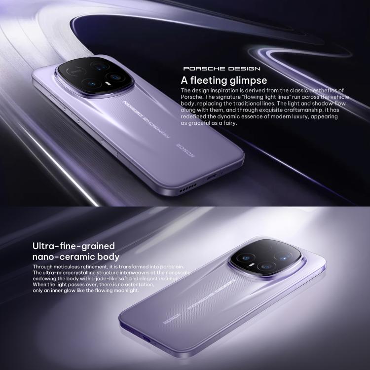 Honor Magic8 RSR Porsche Design, 24GB+1TB, 3D Ultrasound Fingerprint, 6.71 inch MagicOS 10.0 / Android 16 Snapdragon 8 Elite Gen 5 Octa Core, Network: 5G, NFC, OTG (Grey)