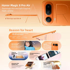 Honor Magic8 Pro Air, 16GB+1TB, Screen Fingerprint, 6.31 inch MagicOS 10.0 / Android 16 Dimensity 9500 Octa Core, Network: 5G, NFC, OTG (Purple)