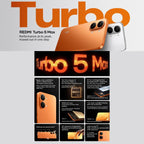 Xiaomi REDMI Turbo 5 Max, 16GB+256GB, 6.83 inch Xiaomi HyperOS 3 Dimensity 9500s Octa Core, NFC, Network: 5G (White)