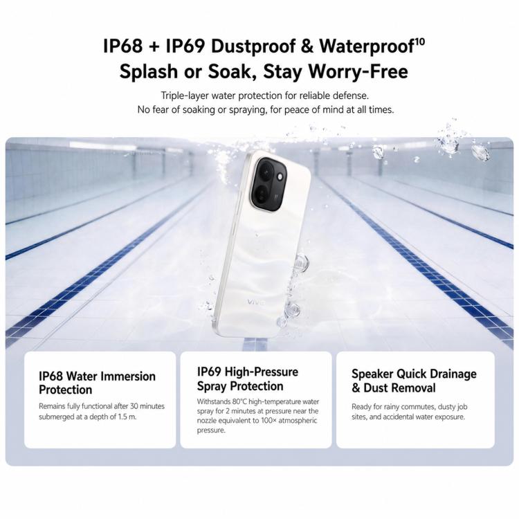 vivo Y600 Turbo, 8GB+256GB, In-screen Fingerprint, 6.83 inch Android 16 OriginOS 6 Snapdragon 7s Gen 4 Octa Core, OTG, NFC, Network: 5G (Gold)