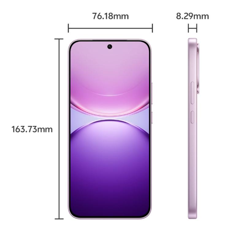 vivo Y600 Turbo, 12GB+256GB, In-screen Fingerprint, 6.83 inch Android 16 OriginOS 6 Snapdragon 7s Gen 4 Octa Core, OTG, NFC, Network: 5G (Pink)