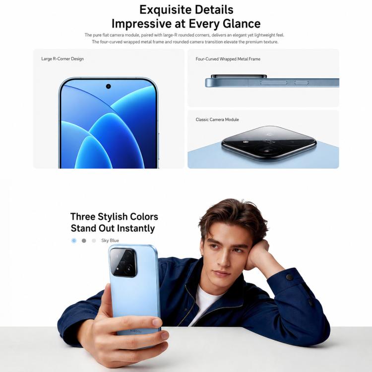 Xiaomi 17 Max, 12GB+256GB, 3D Ultrasonic Fingerprint, 6.9 inch Xiaomi HyperOS 3 Snapdragon 8 Elite Gen 5 Octa Core, NFC, Network: 5G (White)