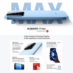 Xiaomi 17 Max, 16GB+512GB, 3D Ultrasonic Fingerprint, 6.9 inch Xiaomi HyperOS 3 Snapdragon 8 Elite Gen 5 Octa Core, NFC, Network: 5G (White)