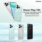 Honor Play 70C, 4GB+64GB, 6.75 inch MagicOS 9.0 Android 15 MediaTek Helio G81 Ultra Octa Core, Network: 4G, OTG (Black)