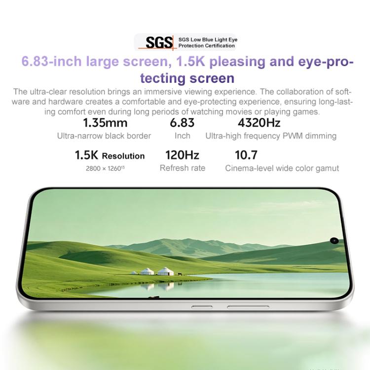 vivo Y600 Pro, 8GB+512GB, In-screen Fingerprint, 6.83 inch Android 16 OriginOS 6 Dimensity 7300e Octa Core, OTG, NFC, Network: 5G (Blue)
