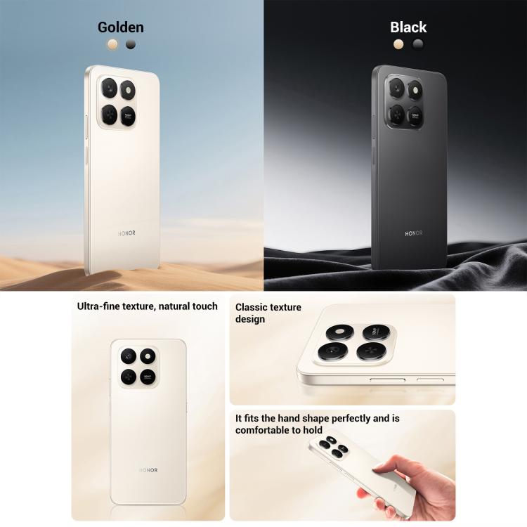 Honor Play10, 12GB+256GB, Side Fingerprint, 6.8 inch Android 15 Magic OS 9.0 Snapdragon 6s Gen 3 Octa Core, Network: 5G (Gold)