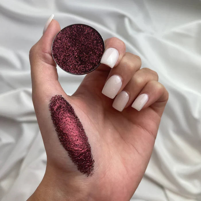 With Love Cosmetics Pressed Glitters - Mulberry Secondary image
