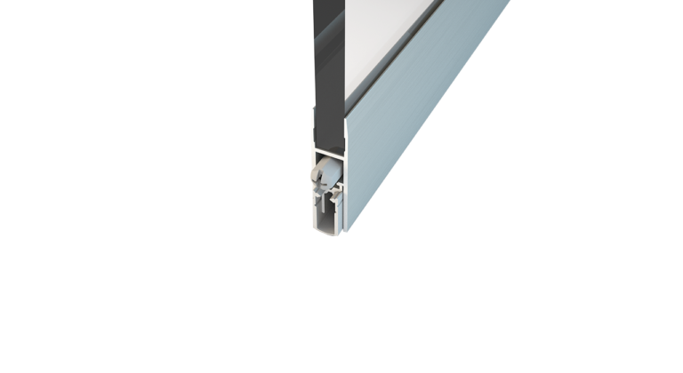 Norsound NOR832 Retro Fit Glass Door Bottom Auto Drop Seal