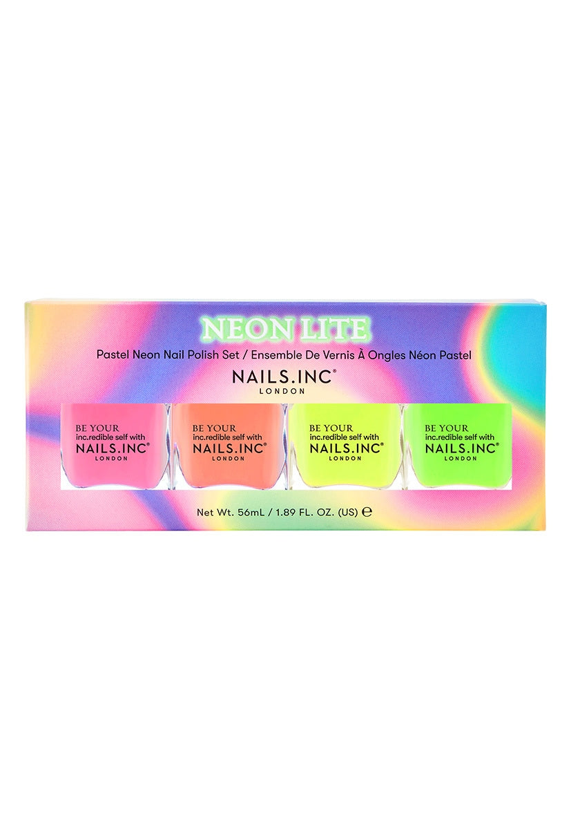 Nails Inc. 4-piece Nail Polish Set Neon Lite Main image