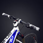 PROMEND GR-504 1 Pair TPR Ergonomic Ball Bicycle Grip Cover (Black Black)